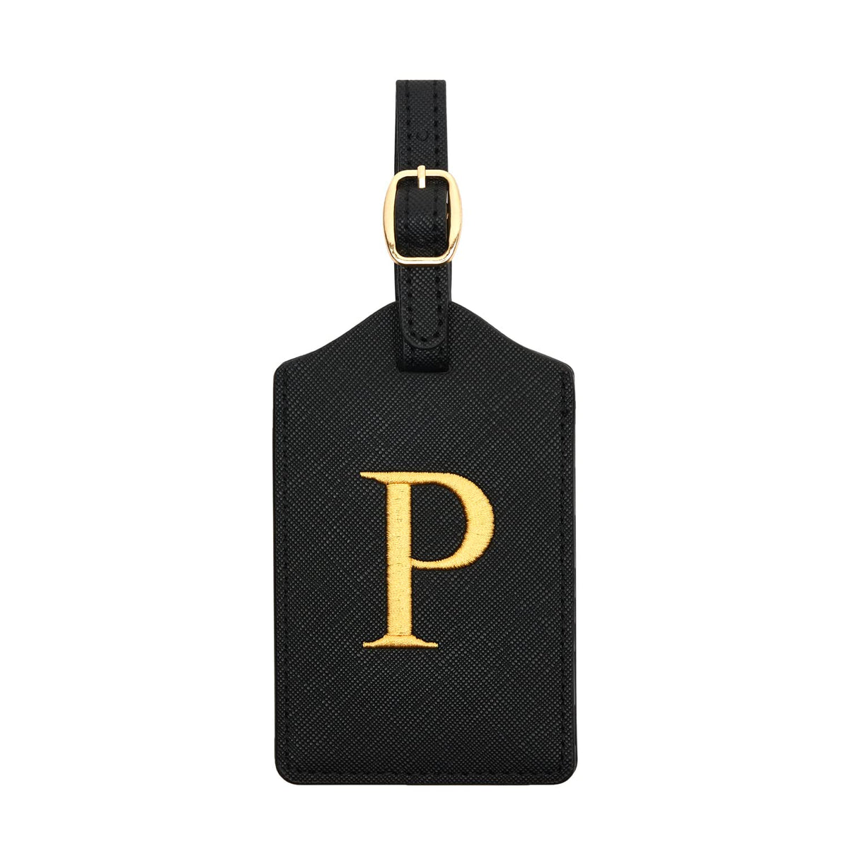Luggage Tag PU Leather for Suitcase Baggage Handbag Travel Bag Label Suitcase Tag Label Tag w. Name Card & Privacy Cover (S)