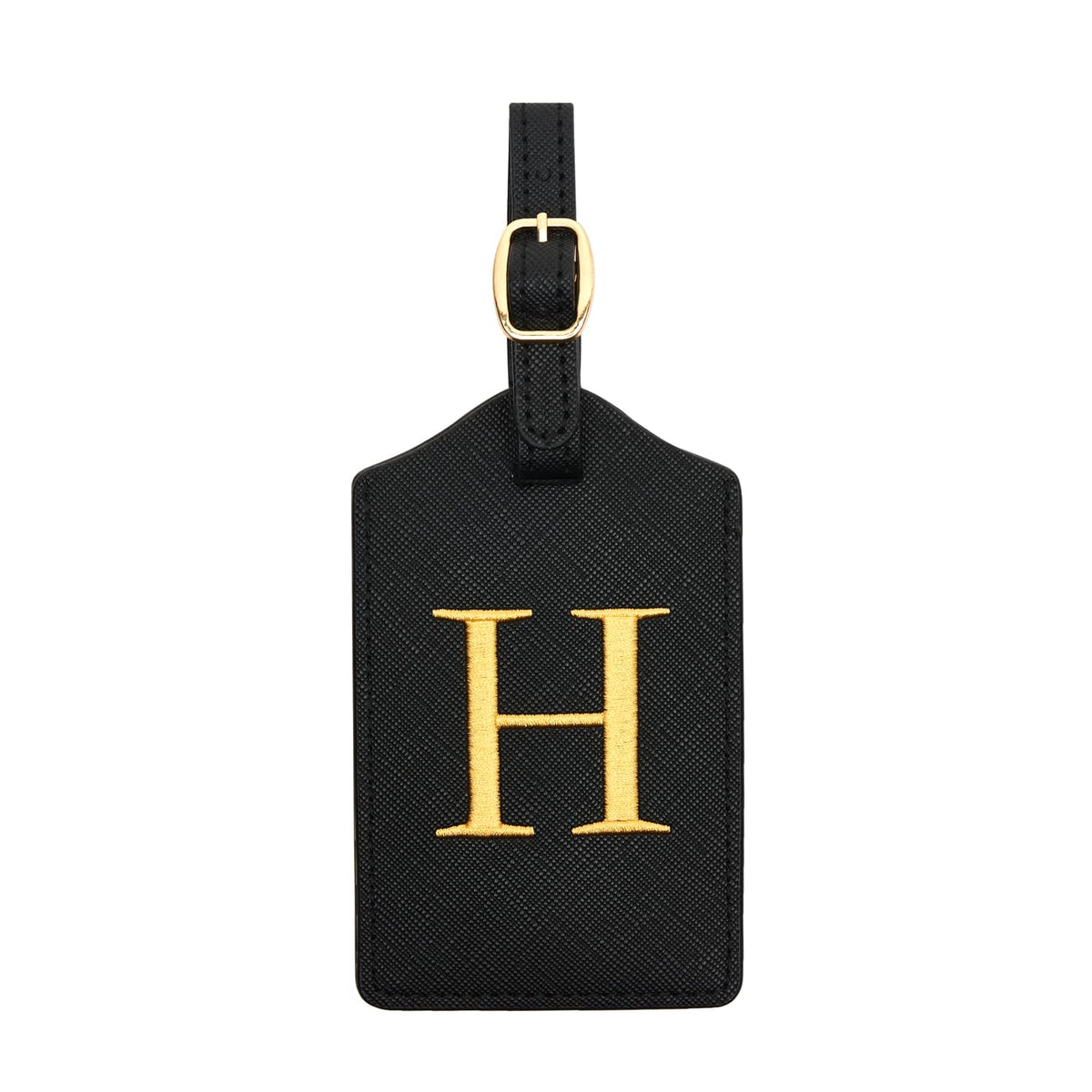 Luggage Tag PU Leather for Suitcase Baggage Handbag Travel Bag Label Suitcase Tag Label Tag w. Name Card & Privacy Cover (S)