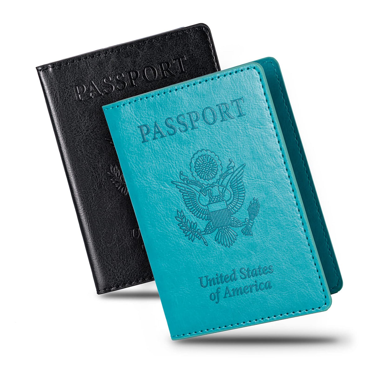 2 Pcs Passport Holders,Ultra Slim Passport Wallet for Travel Essentials