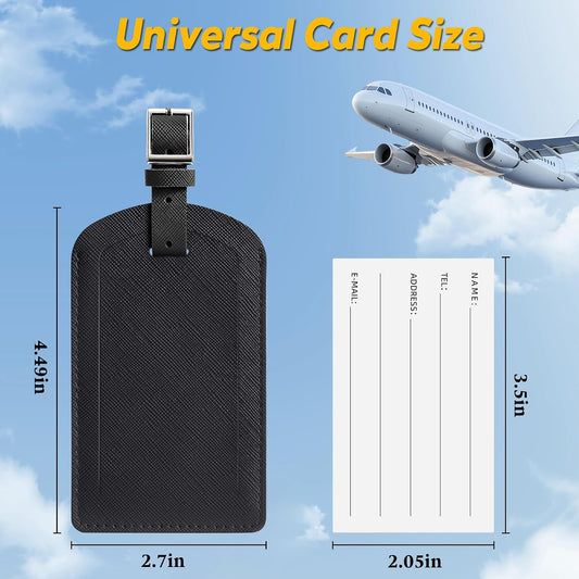 Airkit 3 Pack Luggage Tags for Suitcases, TSA Approved Travel Essentials