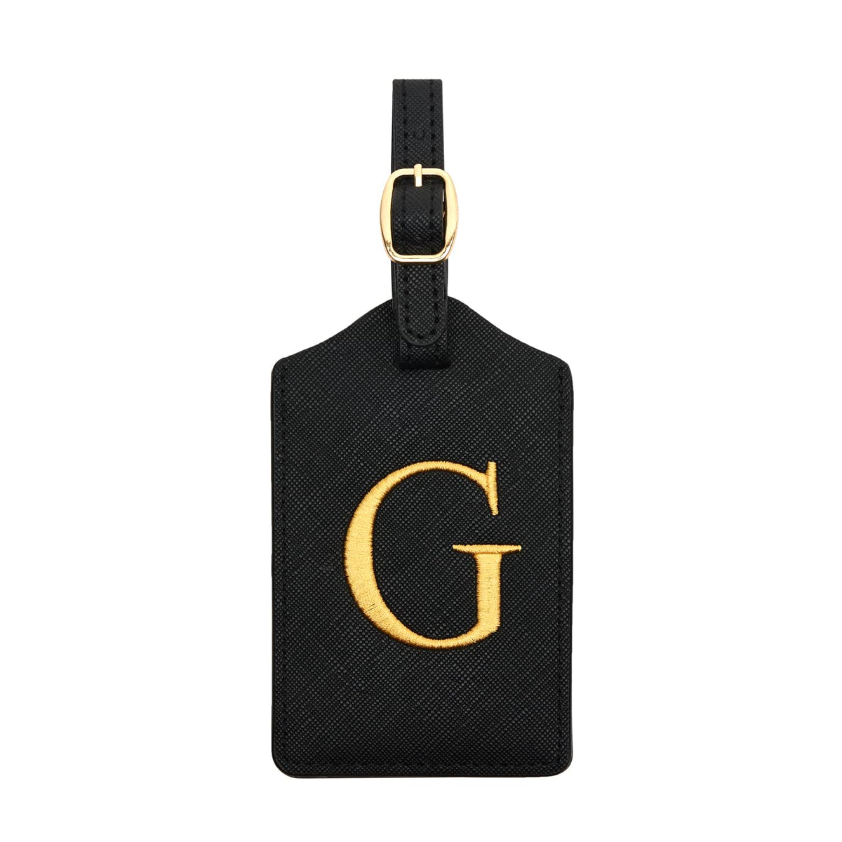 Luggage Tag PU Leather for Suitcase Baggage Handbag Travel Bag Label Suitcase Tag Label Tag w. Name Card & Privacy Cover (S)