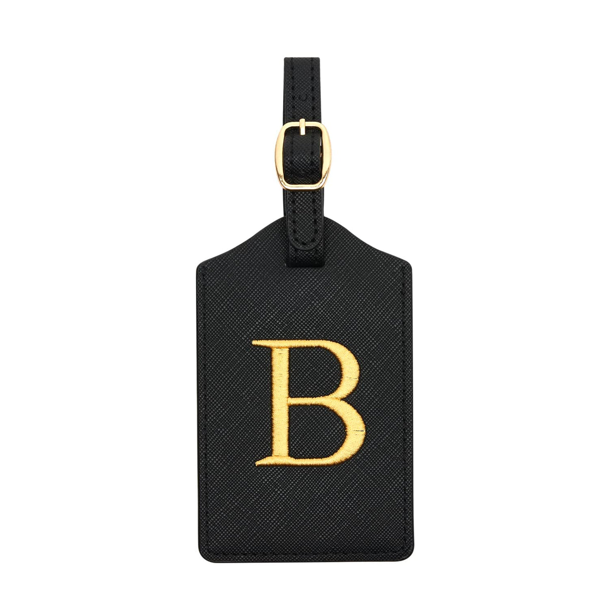 Luggage Tag PU Leather for Suitcase Baggage Handbag Travel Bag Label Suitcase Tag Label Tag w. Name Card & Privacy Cover (S)