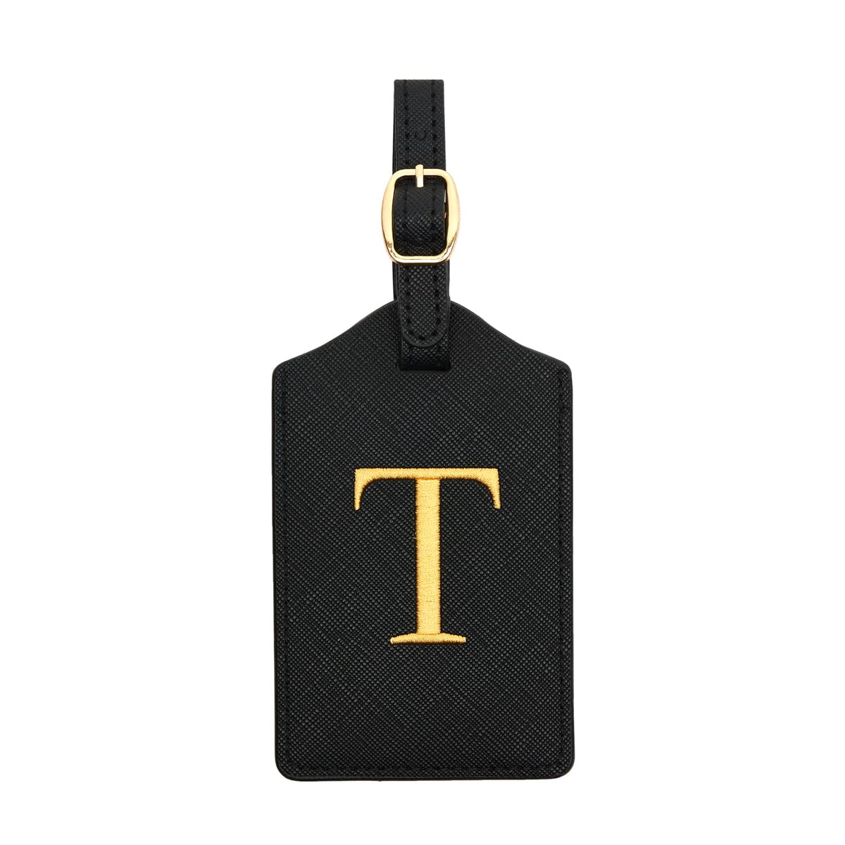 Luggage Tag PU Leather for Suitcase Baggage Handbag Travel Bag Label Suitcase Tag Label Tag w. Name Card & Privacy Cover (S)
