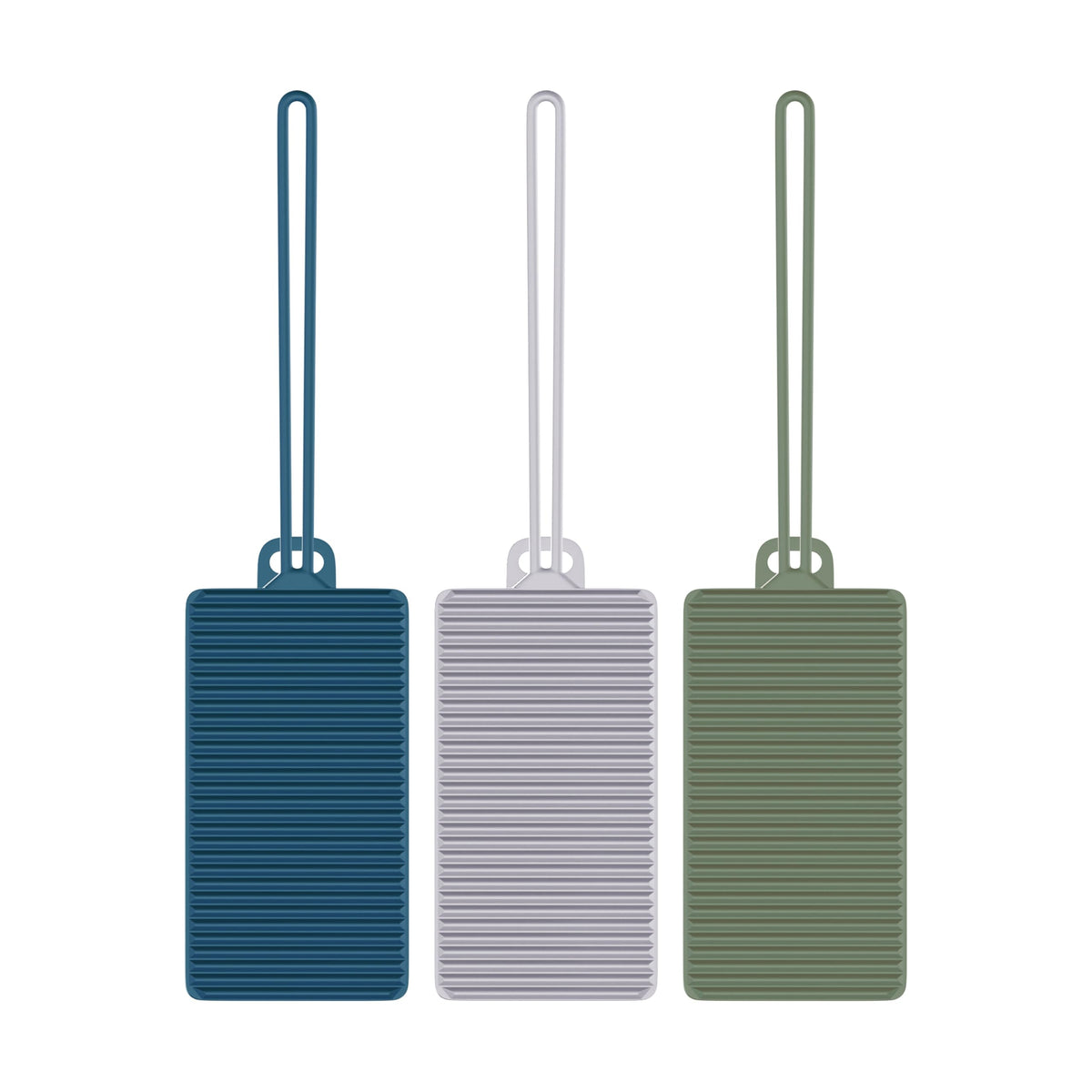 Travelon Set of 3 Silicone Privacy Luggage Tags