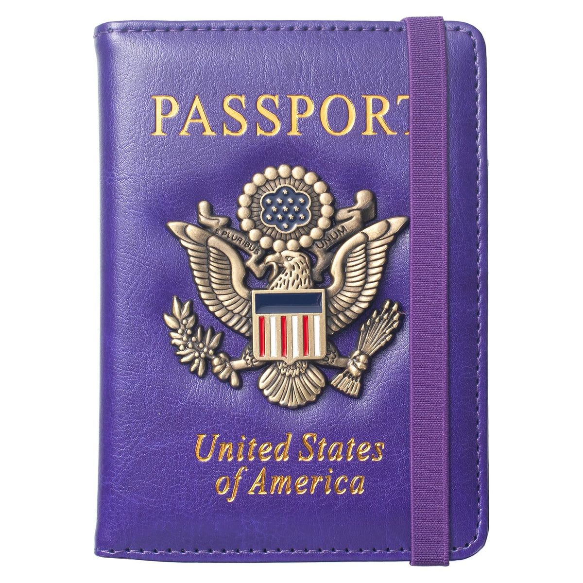 Coowayze Passport Holder for Men Women RFID Blocking US Passport Cover Case, Waterproof Leather Passport Book Protector with Vaccine Card Slot Travel Document Organizer