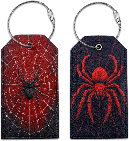 2 Pack Fun Luggage Tags Unique Luggage Tags for Suitcases with Name Label