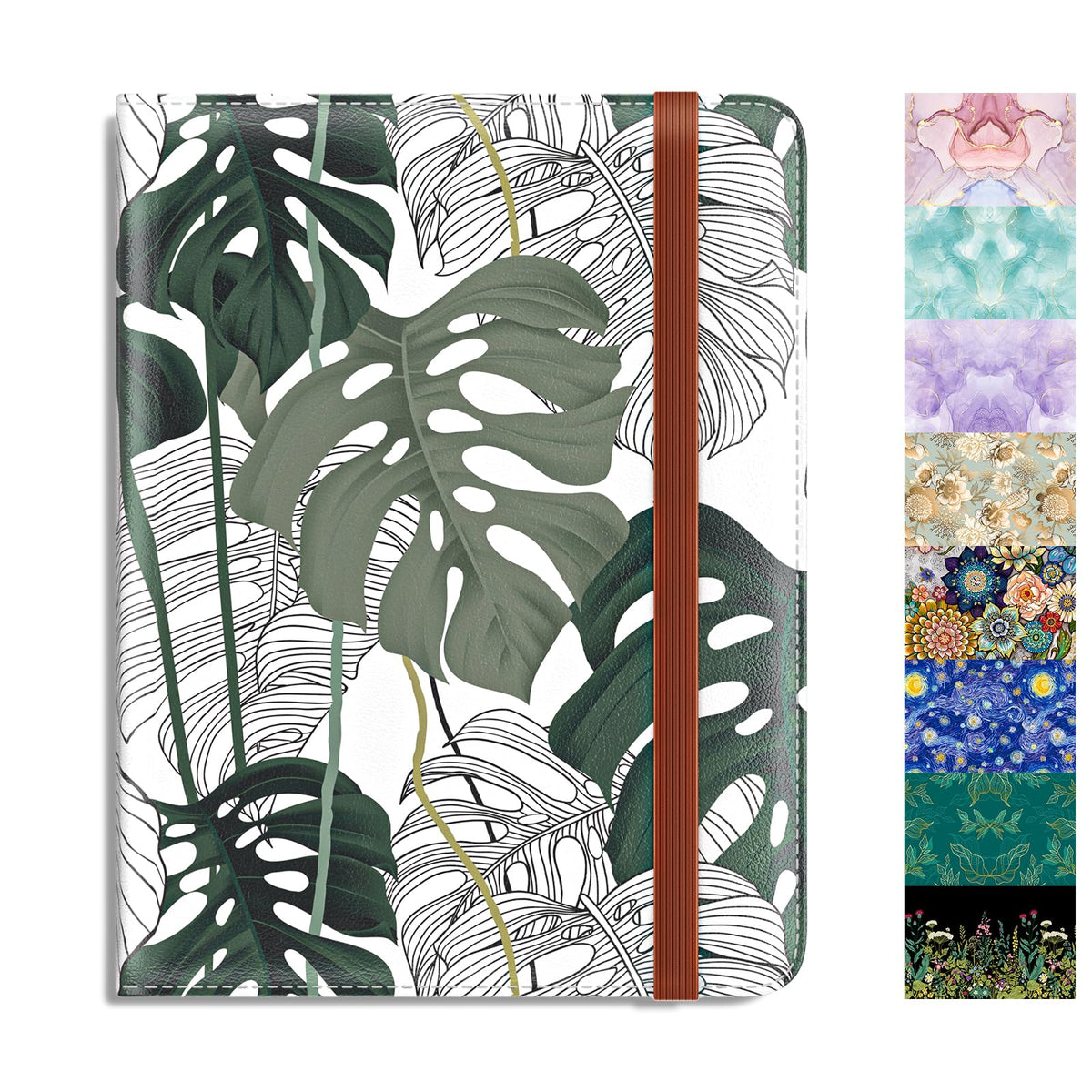 Rimilak Passport Holder,RFID Blocking Passport Cover, Tropical Plants