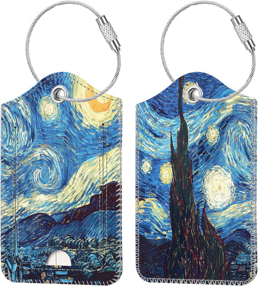 Fintie Luggage Tags Privacy Cover ID Label for Travel Bag Suitcase
